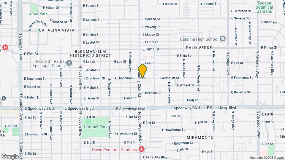 3102-3110 E Fairmount St Mapa y Detalles de la Ubicación