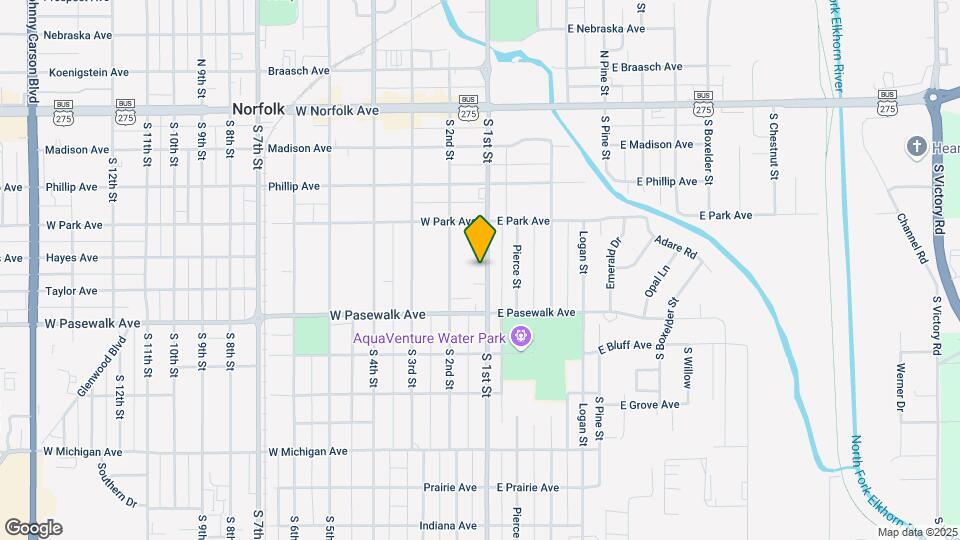 510 S 1st St Map and Location Details