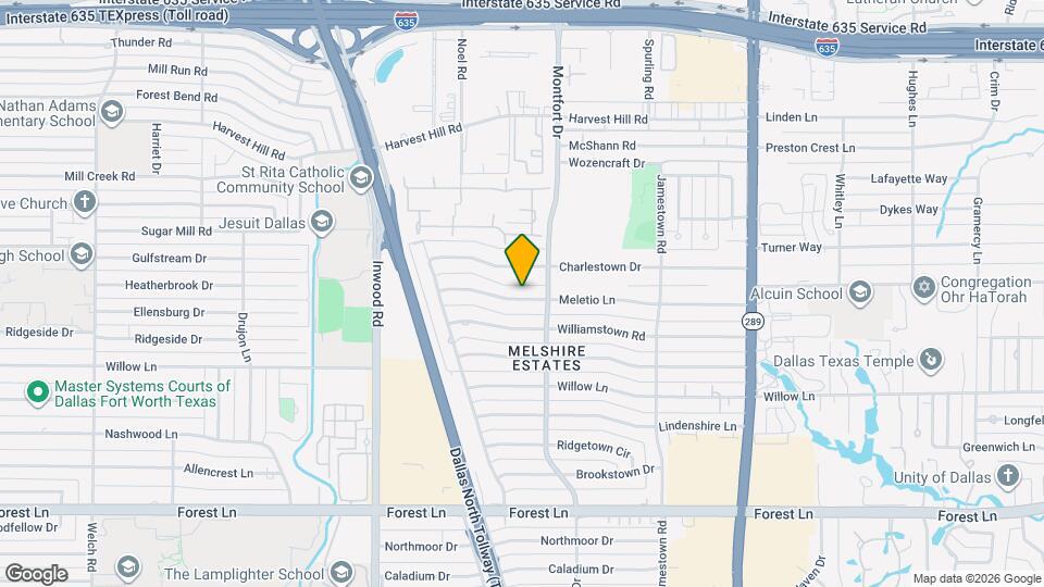 5611 Meletio Ln Map and Location Details