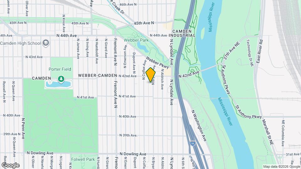 4131 N Bryant Ave Map and Location Details