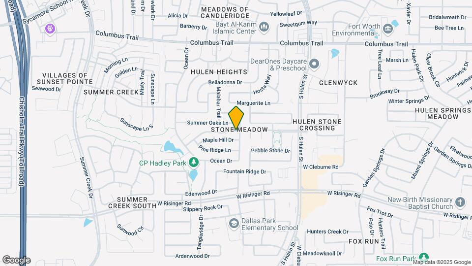 8300 Cedarcrest Ln Map and Location Details