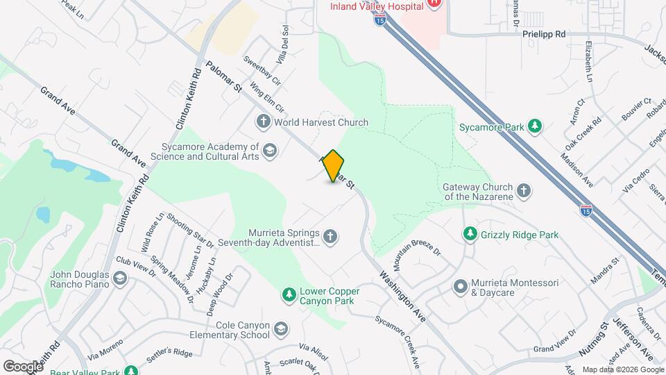 23299 Copa De Oro Ct Map and Location Details