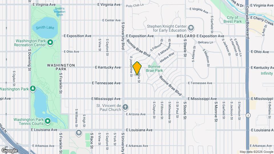 963 S Columbine St Map and Location Details