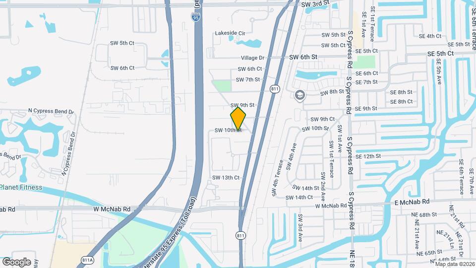 740 SW 10th St Map and Location Details