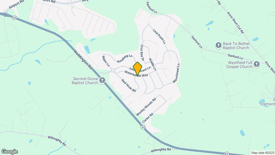 302 Waterlemon Way Map and Location Details