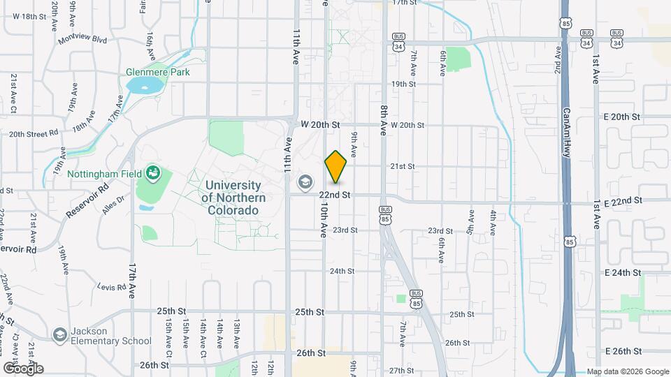 921 22nd St Map and Location Details