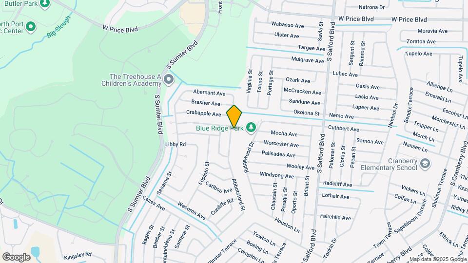2624 Abbotsford St Mapa y Detalles de la Ubicación