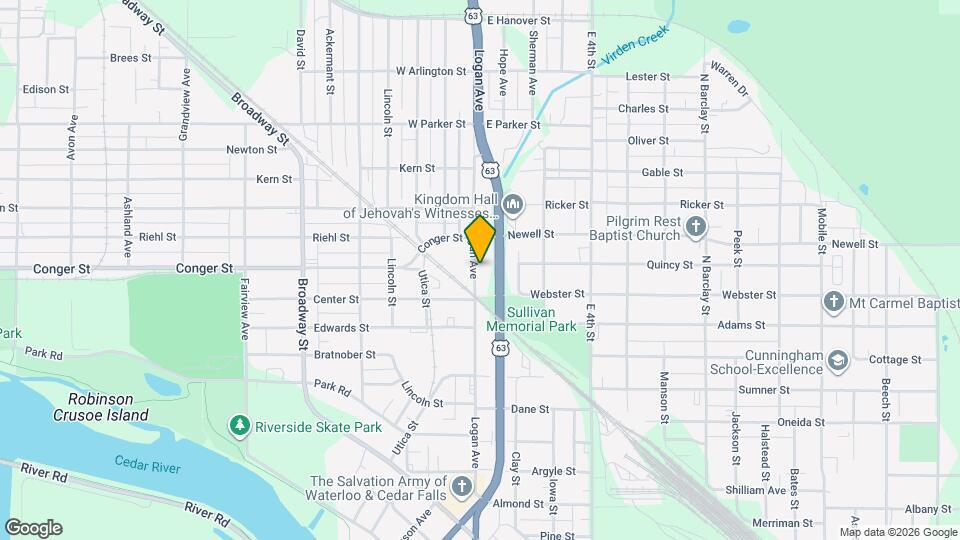 824 Logan Ave Map and Location Details