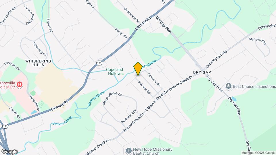 7276 Palermo Rd Map and Location Details