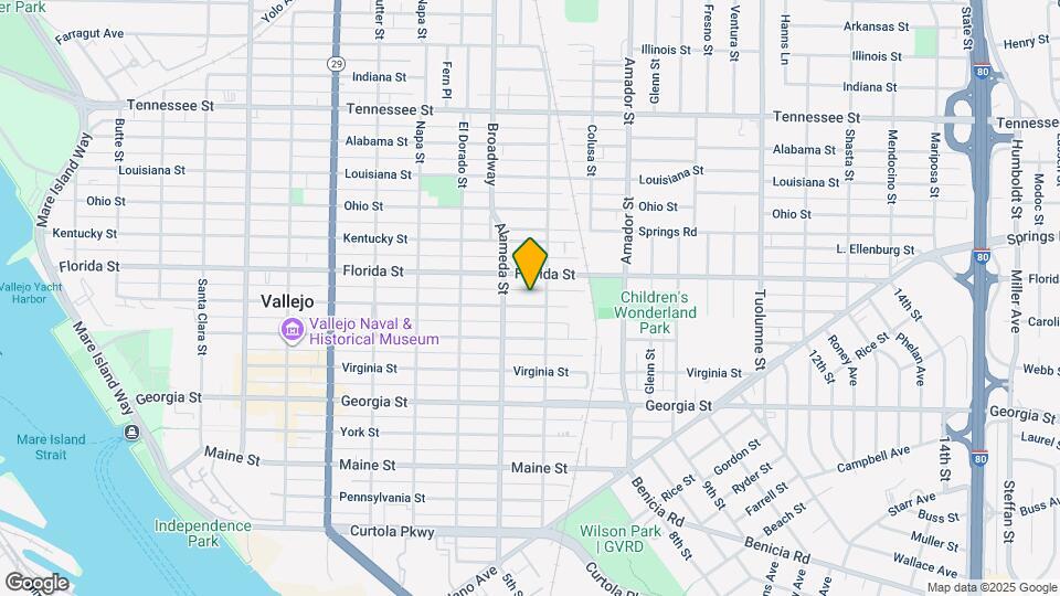 1030 Carolina St Map and Location Details