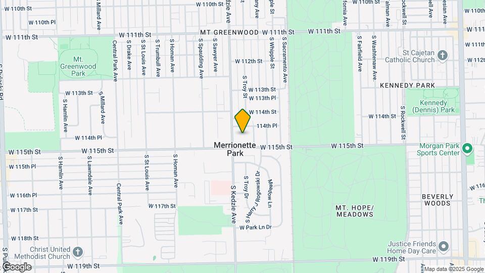 3184 W 115th St Map and Location Details