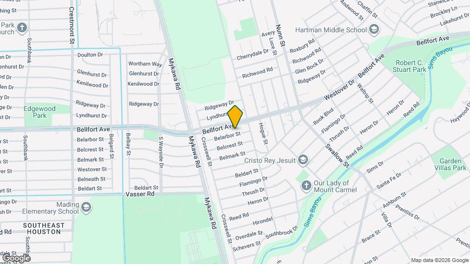 6419 Belarbor St Map and Location Details