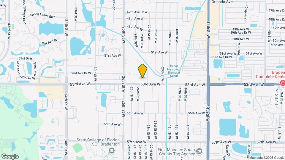 2401 53rd Ave W Map and Location Details