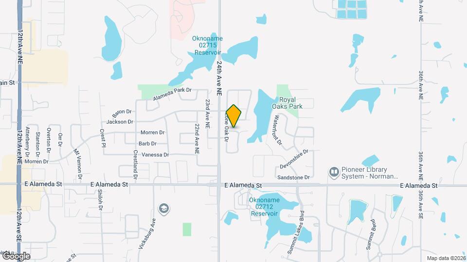 2715 Bethany Oaks Dr Map and Location Details