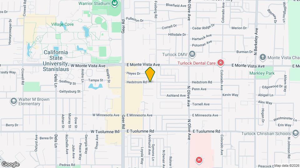 310 Hedstrom Rd Map and Location Details