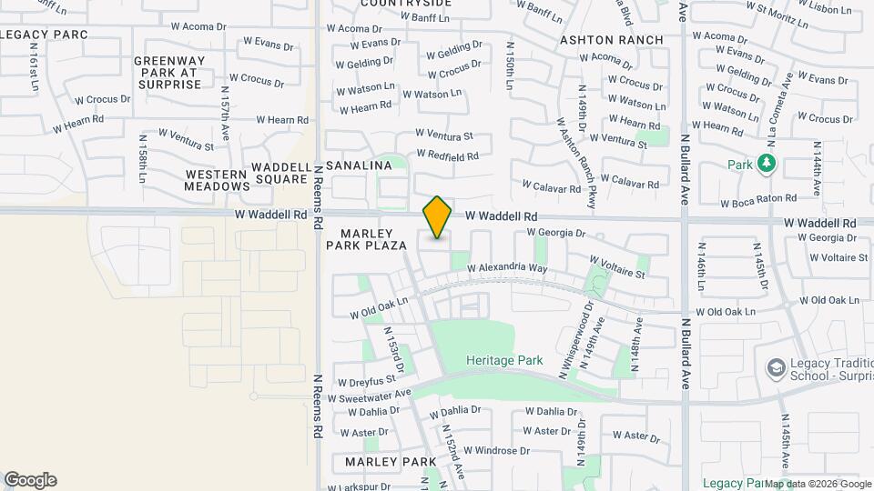 15234 W Voltaire St Map and Location Details