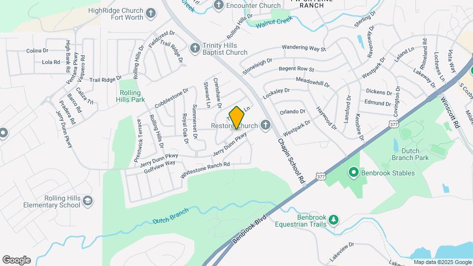 10421 Trevino Ln Mapa y Detalles de la Ubicación