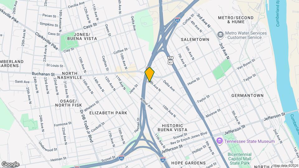 1621 9th Ave N Mapa y Detalles de la Ubicación