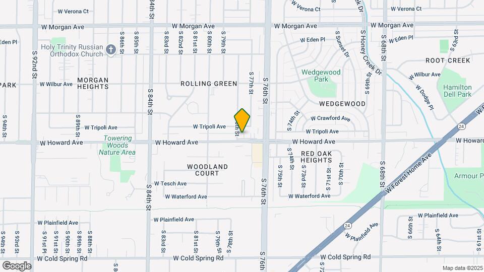 7718 W Howard Ave Mapa y Detalles de la Ubicación