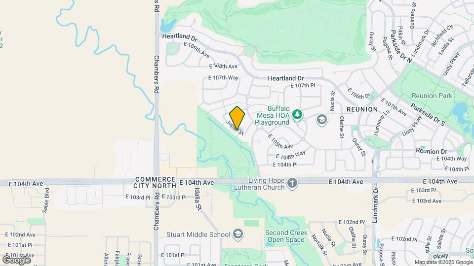 10533 Joplin St Map and Location Details