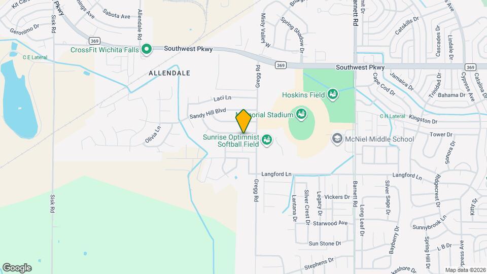 6009 Van Dorn Dr Map and Location Details