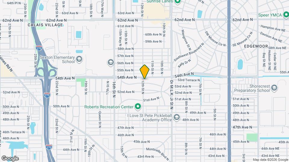 1155 53rd Ave N Map and Location Details