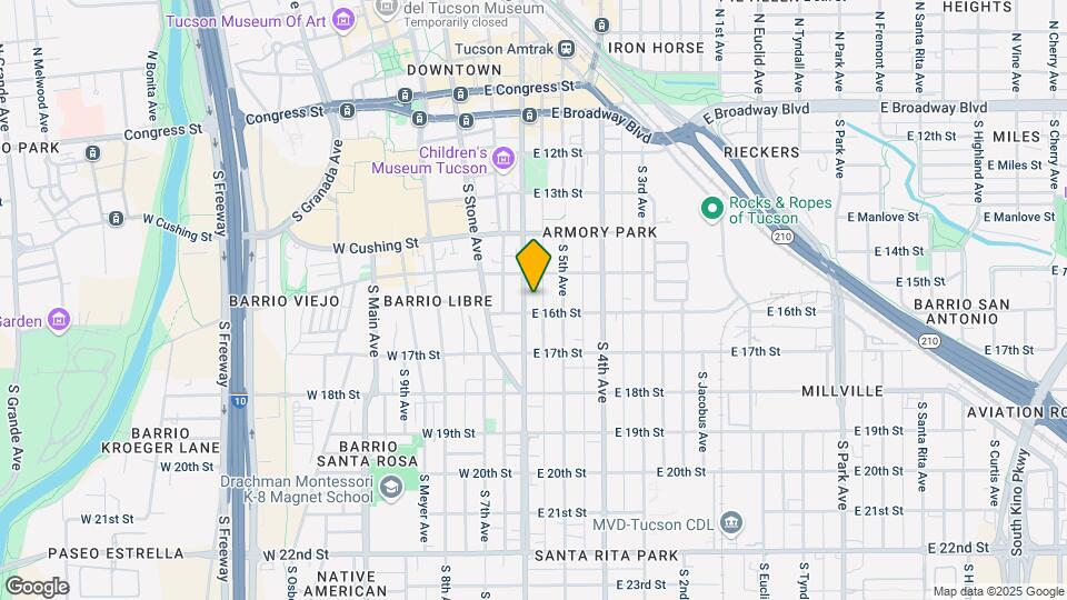 527-533 S 6th Ave Map and Location Details