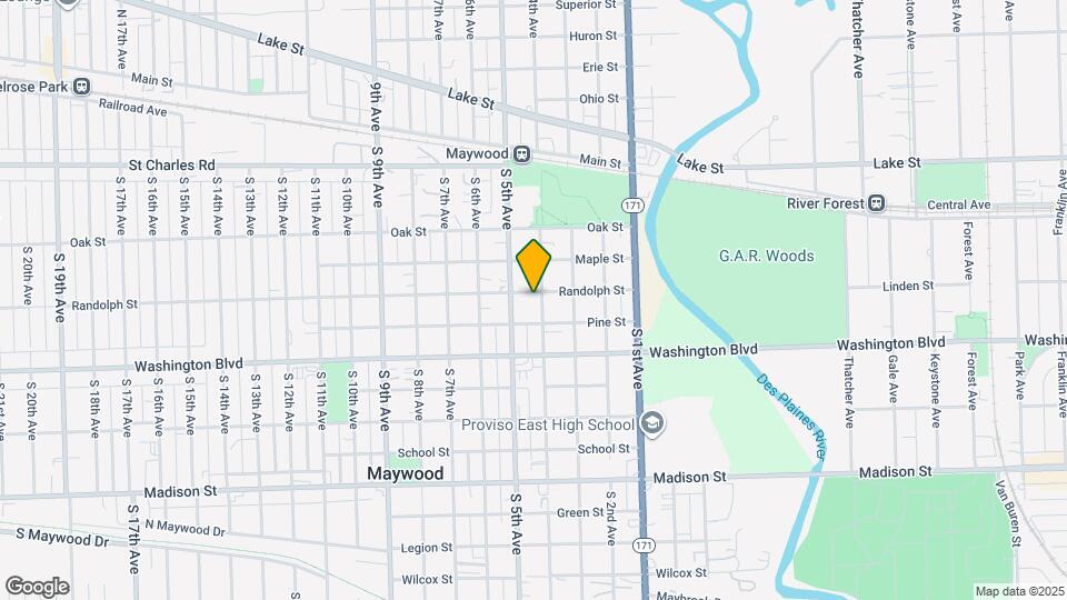 404 S 4th Ave Maywood, IL 60153 Map and Location Details