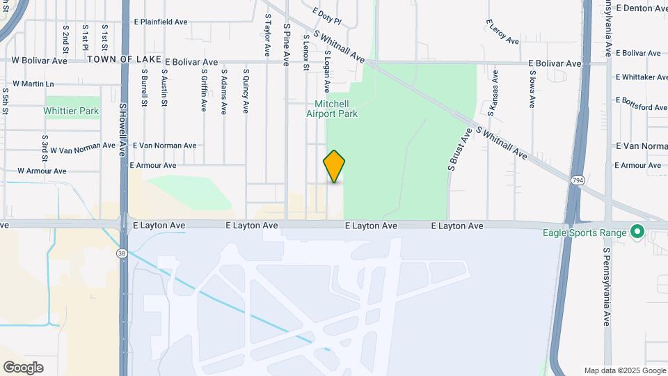 4610 S Logan Ave Map and Location Details