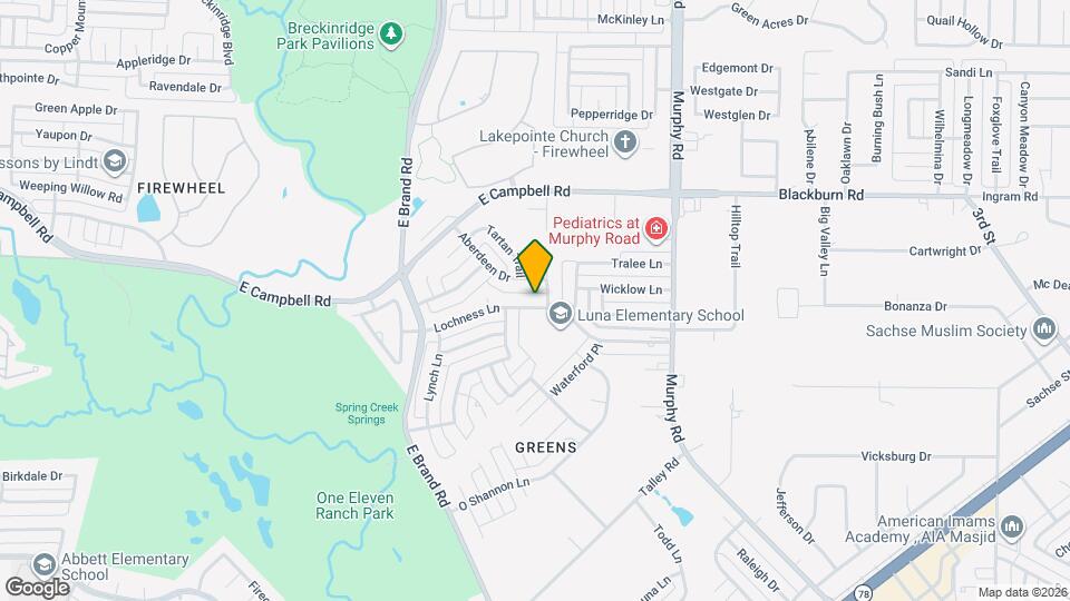 1001 Lochness Ln Map and Location Details