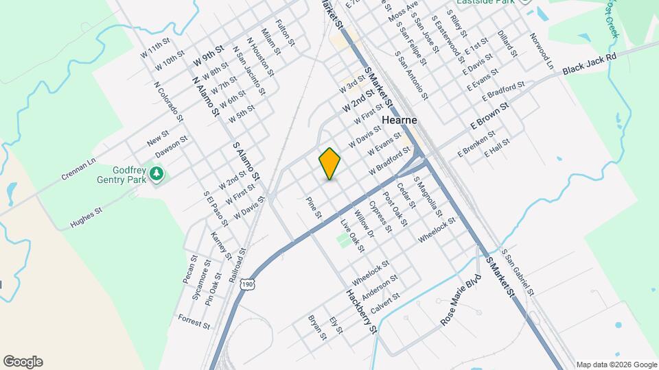 603 W Evans St Mapa y Detalles de la Ubicación