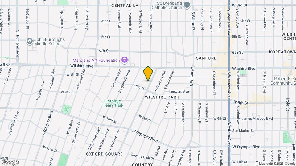 731 Crenshaw Blvd Map and Location Details