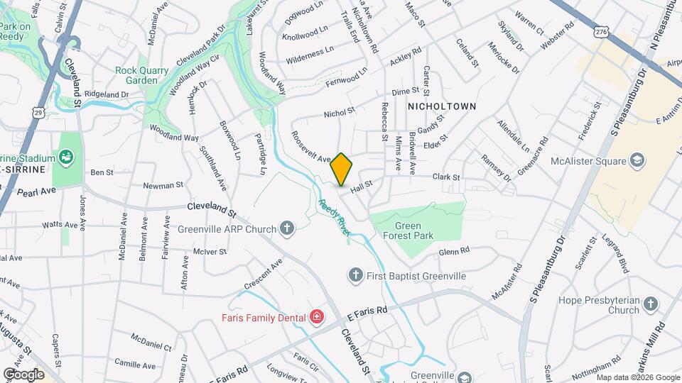 36 Hall St Map and Location Details