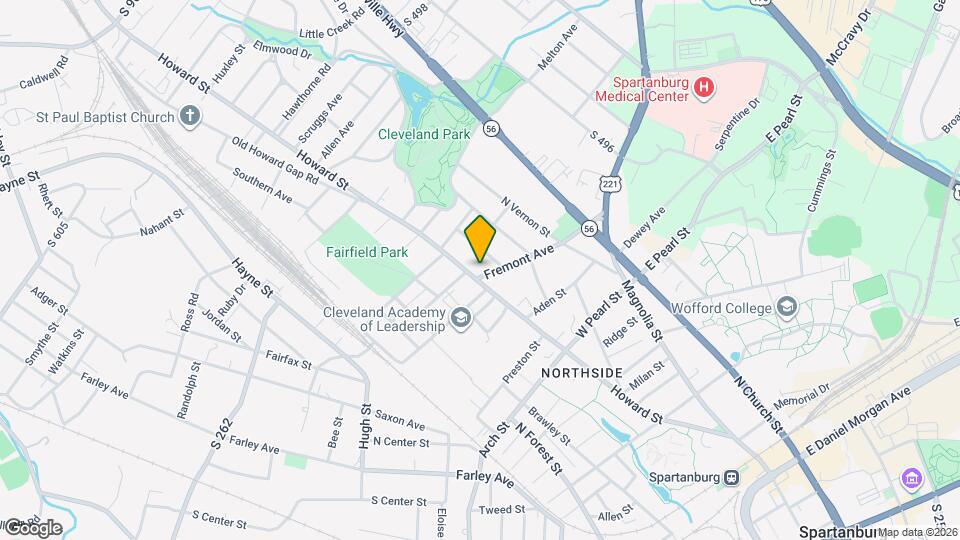 298 Fremont Ave Map and Location Details