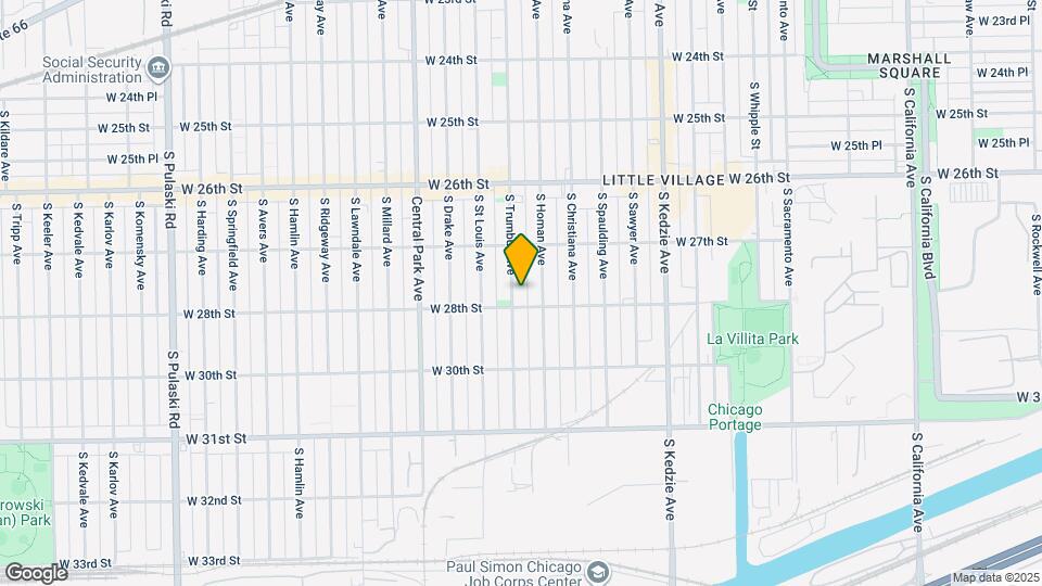 2749 S Trumbull Ave Map and Location Details