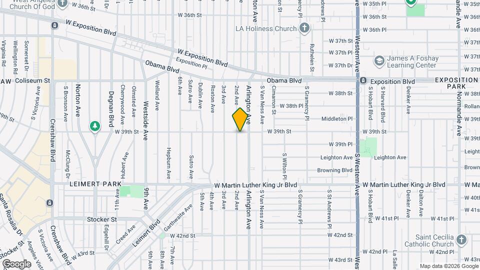 3900 2nd Ave Map and Location Details