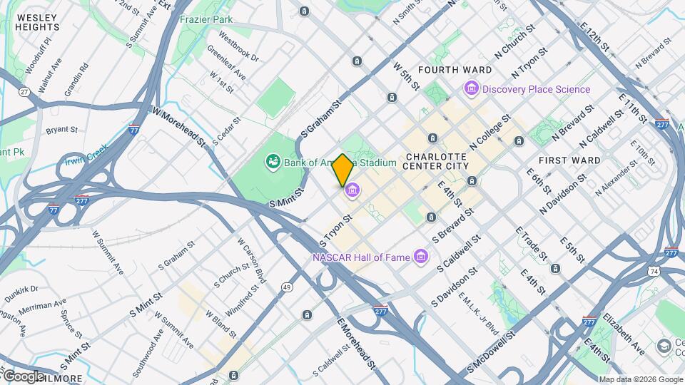 525 S Church St Map and Location Details