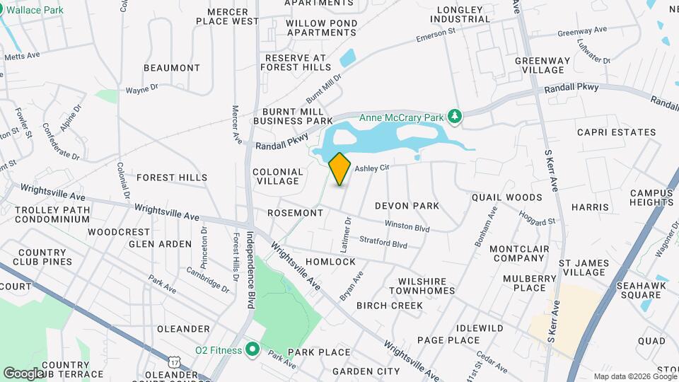 3309 Ashley Cir Map and Location Details