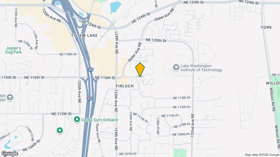 12707 NE 116th St Map and Location Details