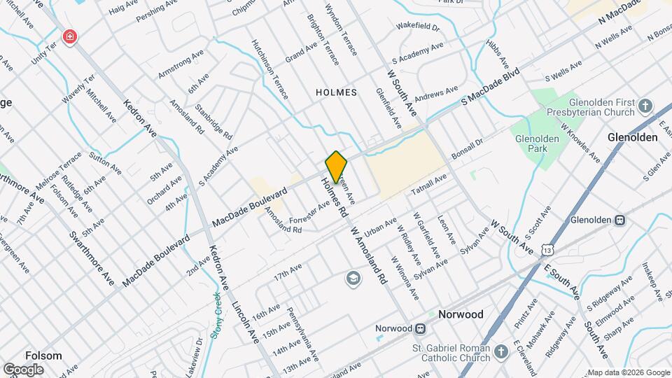 232 Holmes Rd Map and Location Details