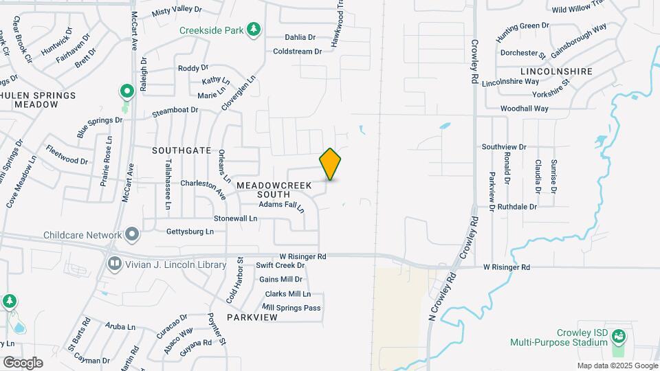 8433 Asheville Ln Map and Location Details