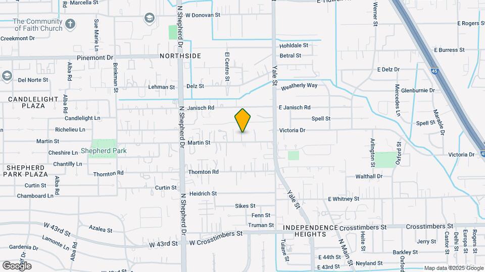 4810 Martin Oaks Ln Map and Location Details