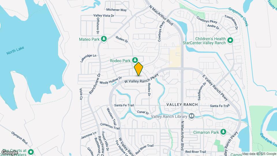 9726 Windy Hollow Dr Map and Location Details