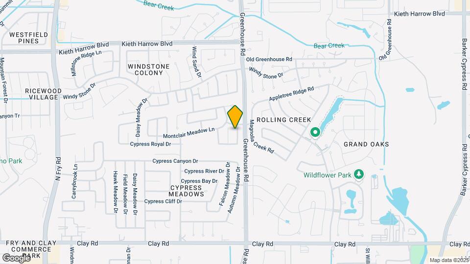 4603 Cypress Colony Ln Map and Location Details