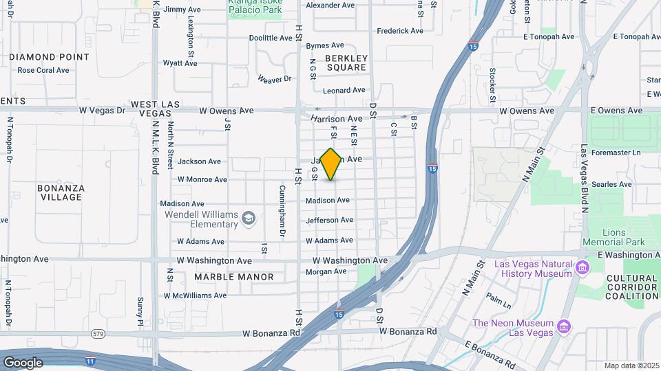 605 W Monroe Ave Mapa y Detalles de la Ubicación