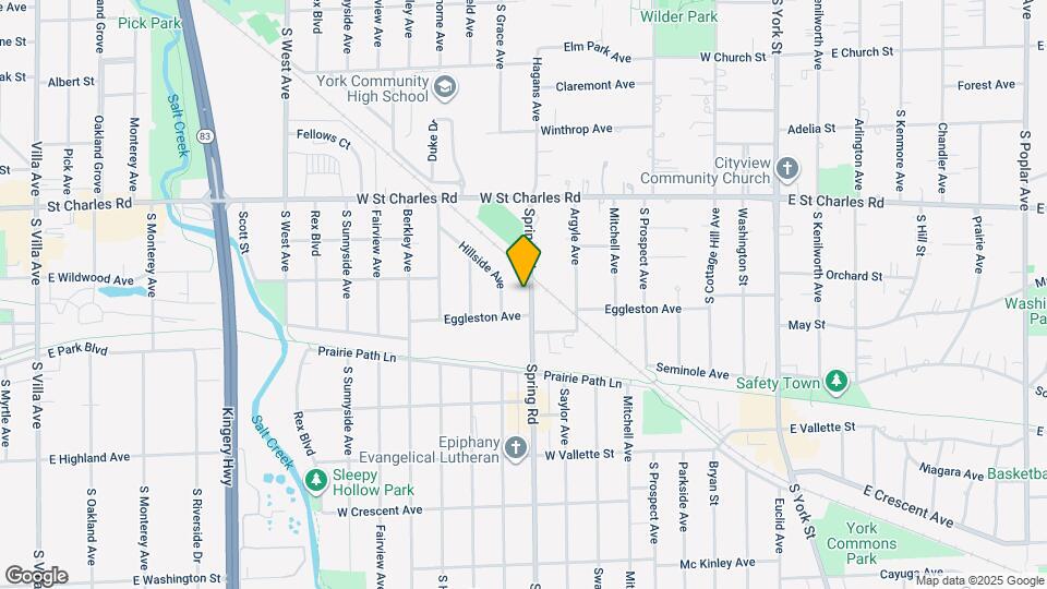 454 Spring Rd Map and Location Details