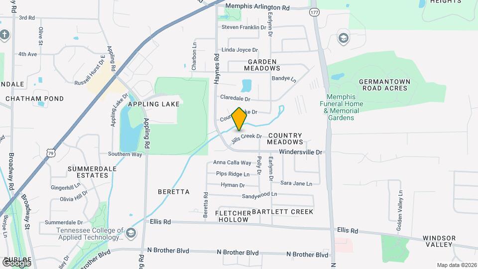 7896 Jills Creek Dr Map and Location Details
