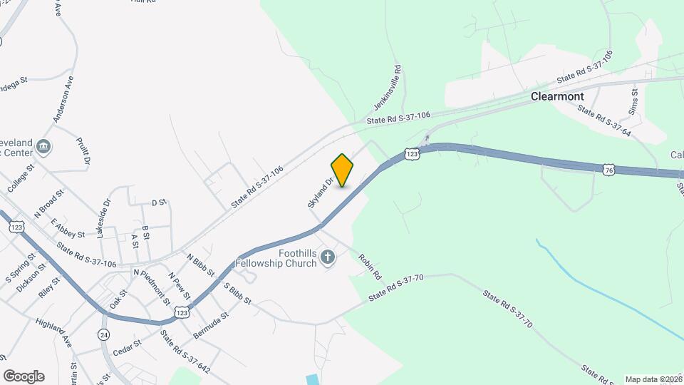 1713 E Main St Map and Location Details