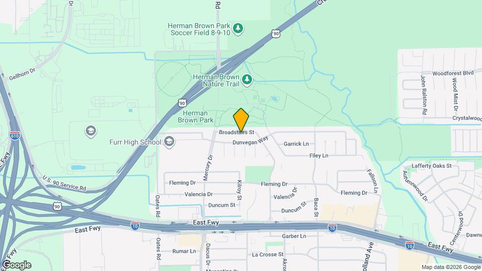 10410 Broadstairs St Mapa y Detalles de la Ubicación