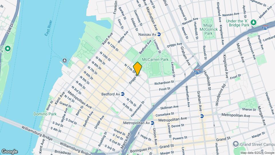 200 N 11th St Map and Location Details